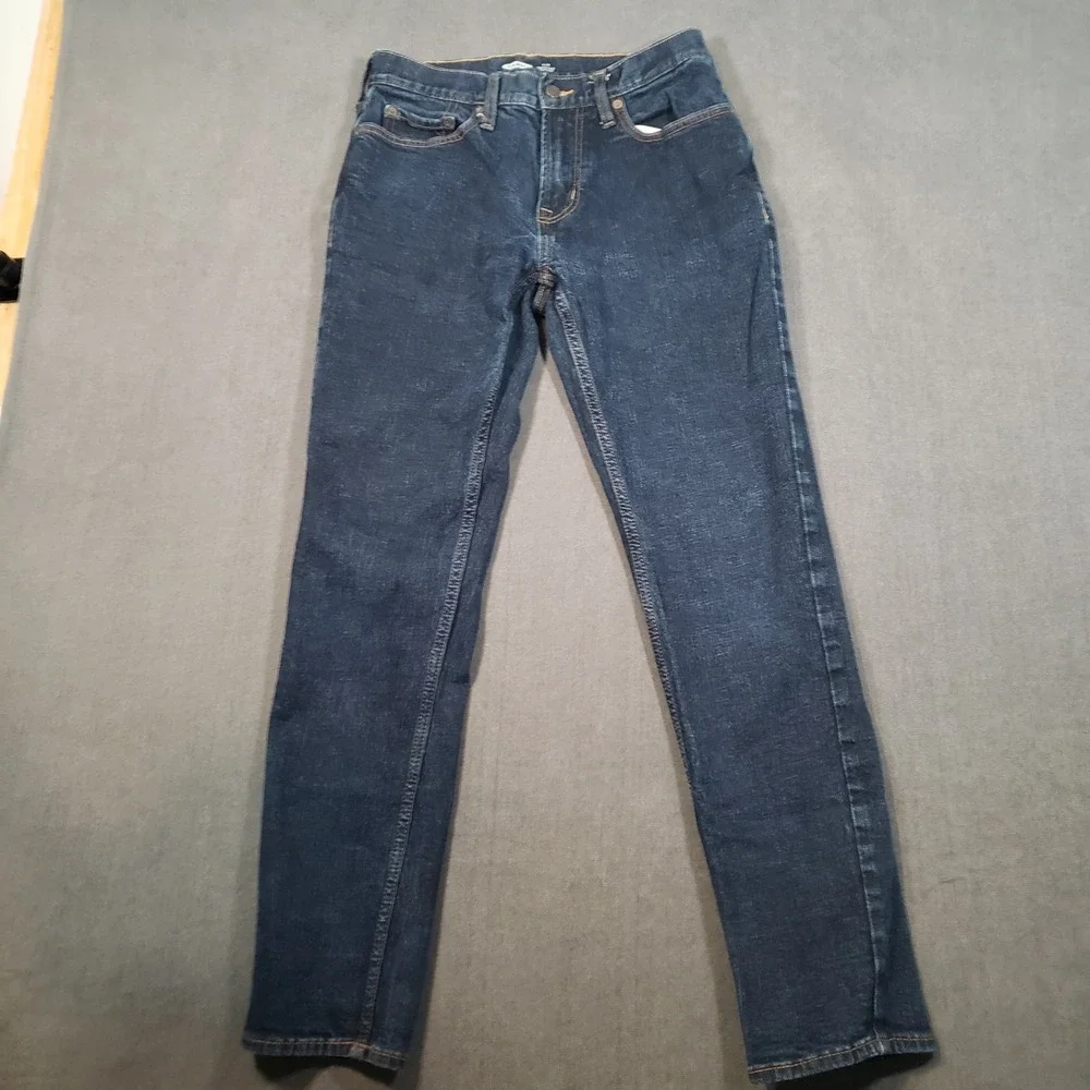 Old Navy Stretch Slim Jeans Mens 31x32 Dark Rinse Blue Built-In Flex Tough